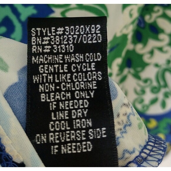 ALYX Blue Floral Sleeveless Dress Size 1X NWT - Picture 3 of 8